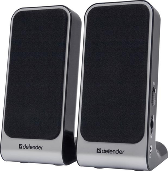 Колонка портативна Defender SPK-225, Black, 4 Вт, 3.5 мм, живлення від USB, регулятор гучності, роз'єм для навушників (65220)