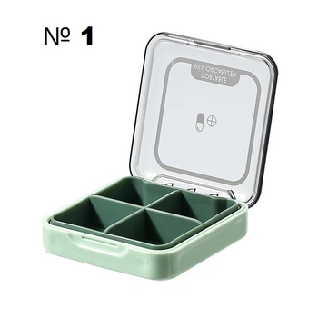 Карманная таблетница на 4 отделения Pill organizer №1