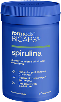 Дієтична добавка Formeds Bicaps Spirulina Hawajska 60 капсул (5903148622675)