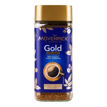 Кава розчинна Movenpick Gold Original Instant в скляній банці 200 гр