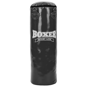 Мешок боксерский Цилиндр h-80см d-28см поливинилхлорид ветошь BOXER Классик цвет черный 1003-04