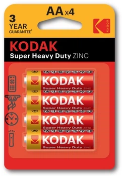 Батарейка Kodak Super Heavy Duty (30951044) (4 шт.)