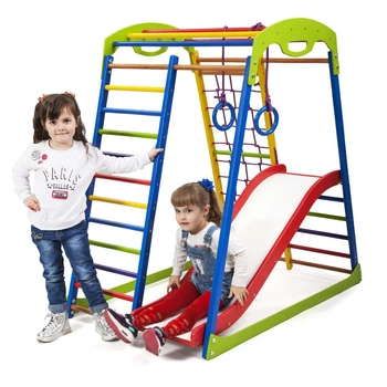 Детский спортивный комплекс для дома SportBaby SportWood Plus 1 (SportWood-Plus-1-4)