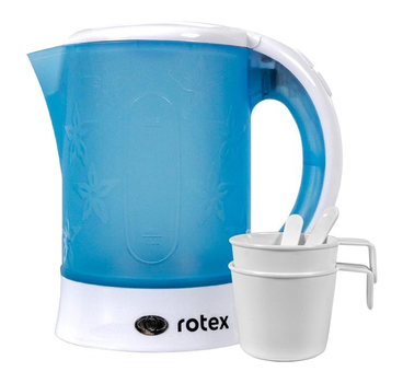 Электрический чайник дорожний 2 чашки Rotex RKT07-B Travel 0.6л