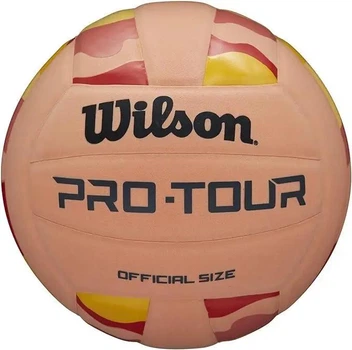 Мяч волейбольный Wilson Pro Tour Volleyball Stripe размер 5 (WV2000501IBOF)