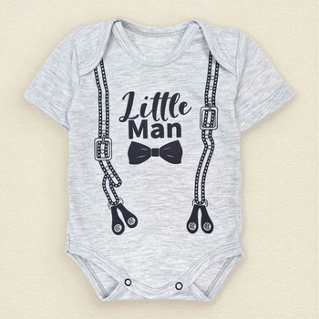 Серый боди-лодочка Dexter`s для мальчика little man 80 см
