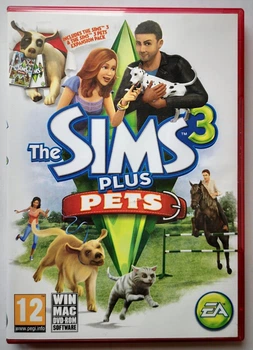 The Sims 3 Plus Pets, английская версия - диск для PC, Б/У