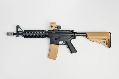 Дитячий іграшковий автомат на орбізах Орбіган M4A1 PRO Бежевий гідрогелевими кулями Гель бластер акумуляторний + 2500 орбізів