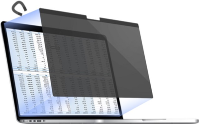 Фільтр конфіденційності Qoltec для захисту персональних даних для Apple MacBook Air 13.6" (5901878510774)