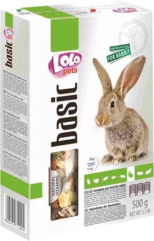 Корм для грызунов LoLo PETS полнорационный корм для кролика 500 г (5904479712004)