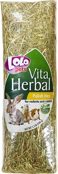 Кормова добавка LoLo PETS сіно для гризунів 500 г (5904479710475)