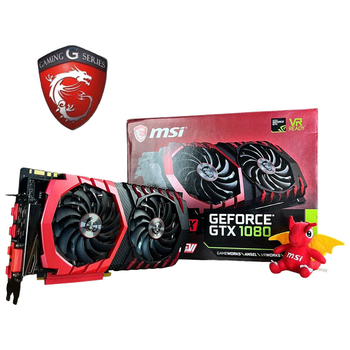 Дискретна відеокарта nVidia GeForce GTX 1080, 8 GB GDDR5X, 256-bit / DVI, HDMI, DisplayPort б/в