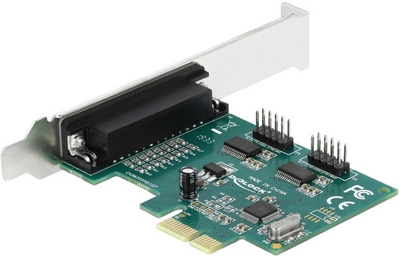 Adapter Delock PCI Express x1 - 2 x szeregowy RS-232, 1 x równoległy IEEE1284 (90413)