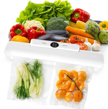 Автоматический вакуумный упаковщик для продуктов / вакууматор Food Saver 240V с цифровым экраном, белый (87495545)