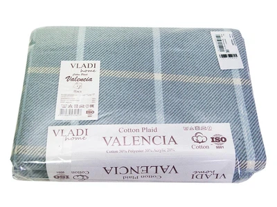 Плед Vladi Валенсия 140*220 с бахромой, 2488_06_harry_bel_dym_sergol
