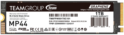 SSD диск Team Group MP44 1TB M.2 2280 PCIe 4.0 x4 3D NAND TLC (TM8FPW001T0C101)