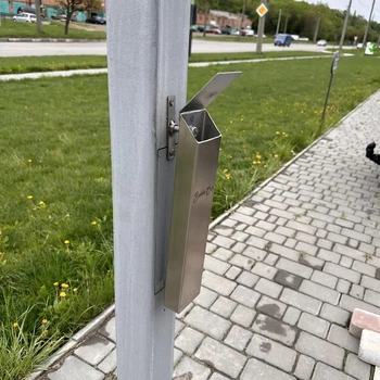 Пепельница уличная подвесная нержавеющая