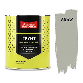 Грунт светло-серый быстросохнущий Днепровская Вагонка 7032 1кг