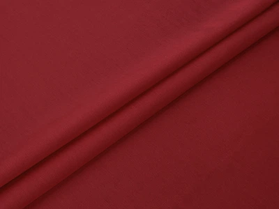 Ткань Поплин рубашечный с нейлоном красный, пог. м. (с26, 2509057, к4)