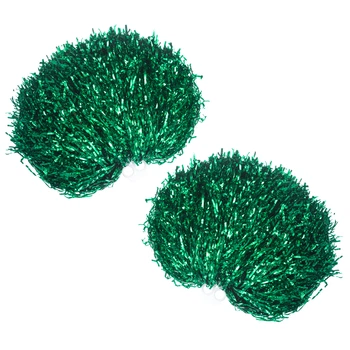 Помпоны для черлидинга и танцев SP-Sport Pom-Poms C-1682 d-28см с захватами-кольцами 1шт 100г Зеленый