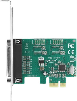 Плата-адаптер Delock PCI Express x1 - 1 x паралельний IEEE1284 (90412)