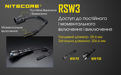 Кнопка виносна Nitecore RSW3