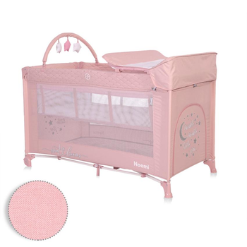 Ліжко - манеж Lorelli Noemi 2 Layers Plus Mellow Rose Star