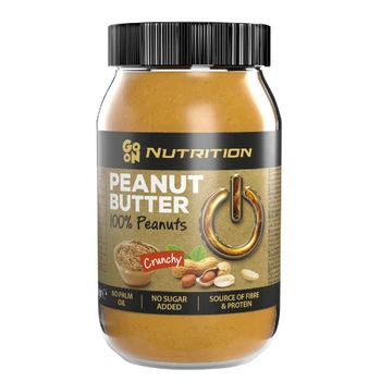 Арахисовая паста Go On Nutrition Peanut Butter Crunch, 900 грамм стеклянная банка