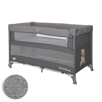 Кровать-манеж Lorelli Up And Down Cool Grey Bear