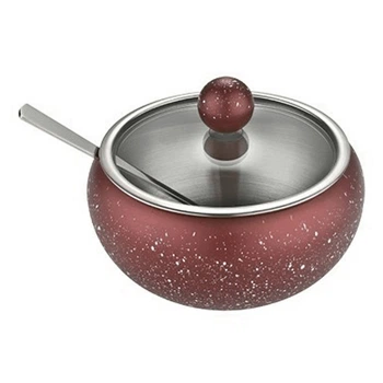 Сахарница с ложкой Edenberg EB-18031-Burgundy 450 мл бордовая