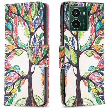 Чехол с рисунком Deexe Color Wallet для HMD Pulse / Pulse Plus - Life Tree