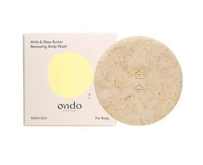 Мыло для тела Ondo Beauty 36.5 AHA Shea Butter Renewing Body Wash с AHA-кислотами и маслом ши для отшелушивания кожи, 70 мл