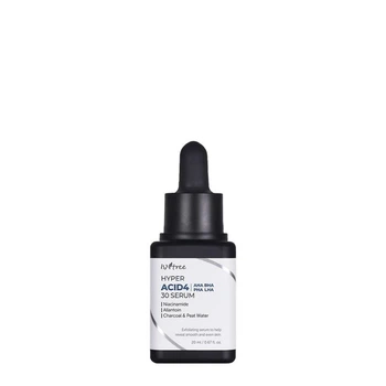 Сироватка-пілінг змивна на основі кислотами Isntree Hyper Acid4 AHA BHA PHA LHA 30 Serum 20 мл