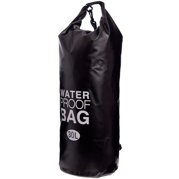 Водонепроницаемый гермомешок с плечевым ремнем SP-Sport Waterproof Bag TY-6878-30 30 л Черный
