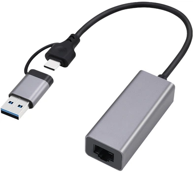 Adapter sieciowy Cablexpert USB - RJ-45 (A-USB3AC-LAN2G-01)