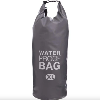 Водонепроницаемый гермомешок с плечевым ремнем SP-Sport Waterproof Bag TY-6878-30 30 л Серый
