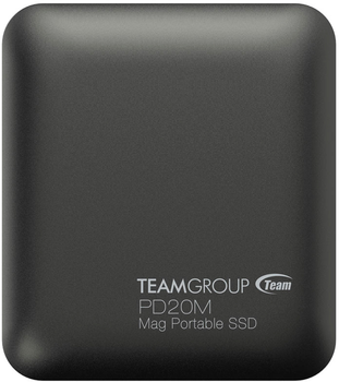 SSD диск Team Group PD20M Mag Portable 2TB USB 3.2 Type-C Gen2x2 Titanium Gray (TPSEG2002T0C108) External