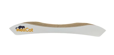 Когтеточка - лежанка дряпка для кошек и котов WellCat Mini 45х24х5.5 см и коробка домик 46*26*22,5см