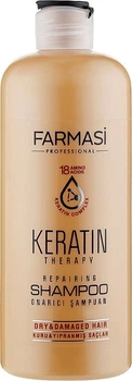 Обновляющий шампунь с кератином Keratin Therapy Farmasi "Кератиновая терапия", 360 мл
