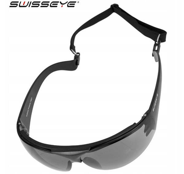 Окуляри балістичні Mil-Tec SWISS EYE® Тактичні Smoke sports glasses protector (15622002)