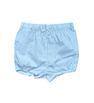 Шорти бавовняні для дівчинки H&M 0965292-004 086 см (12-18 months) блакитний