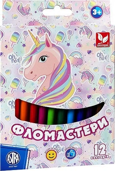Фломастери Unicorn 12 кольорів 4823088238754 314022003-UA