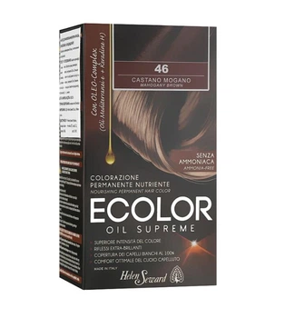 Набор для окрашивания волос (каштановый красное дерево) ECOLOR Helen Seward