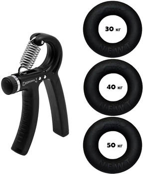 Набір кистьових еспандерів гумове кільце + еспандер ножиці Newt Power Grip Set 1 (NE-1587-60)