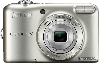 Фотоаппарат Nikon Coolpix L28 Silver (VNA350E1) официальная