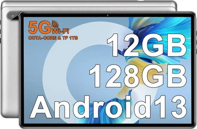 Планшет 10.1" Facetel Q6 6+6/128Gb Android 13 6000 mAh Wi-Fi + чехол