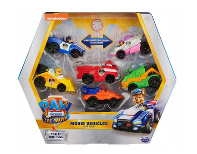 Набір машинок Spinmaster Nickelodeon Movie Cars Paw Patrol 6 шт (778988330784)