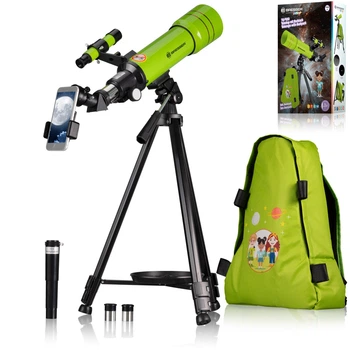 Телескоп Bresser Junior 70/400 Green с адаптером для смартфона + рюкзак 8850610B4K000 4619224