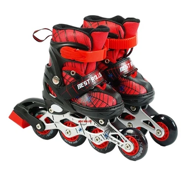 Роликовые коньки Best Roller. Размер 26-28: 15-16.5 см, PVC колёса. Red (153147) 4805947