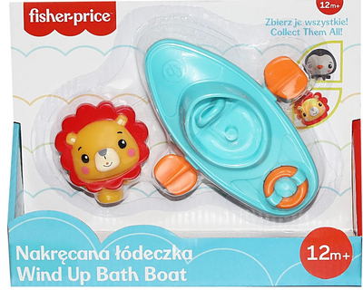 Іграшка для ванни Fisher-Price Човен Лев (4897091811570)